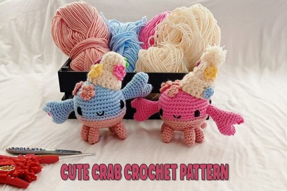 Funny Little Cute Crab Crochet Pattern