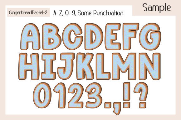 Gingerbread Pastel Cream Font - Preview 3