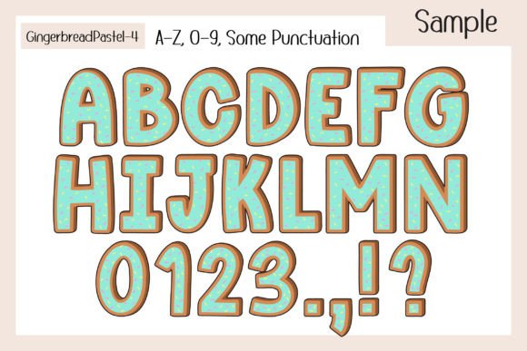 Gingerbread Pastel Cream Font - Preview 5
