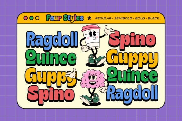Gyoza Font PNG with transparent background - Preview 1