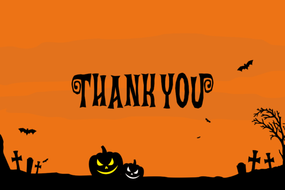 Holla Halloween Font PNG with transparent background - Preview 4