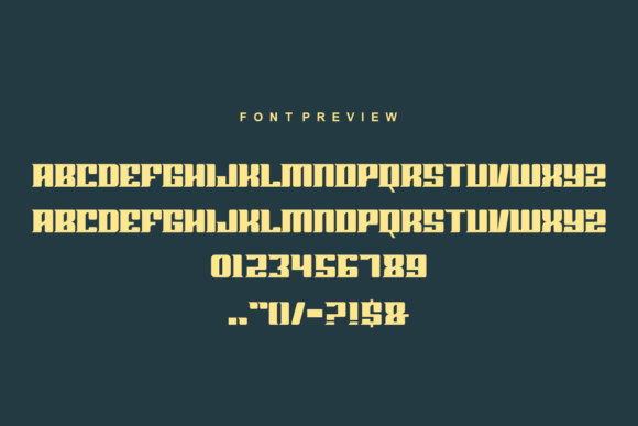 Kerbog Font PNG with transparent background - Preview 3