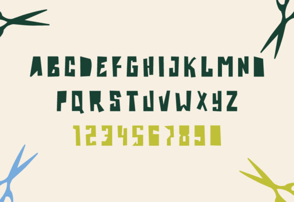 Kids Smile Font PNG with transparent background - Preview 2