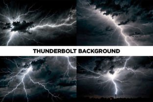 Lightning Bolt on Dramatic Background Graphic by Rashed Hasan ...