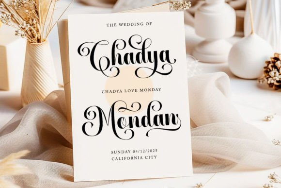 Merry Brighty Font PNG with transparent background - Preview 5