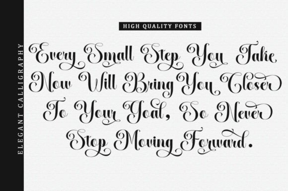 Merry Brighty Font PNG with transparent background - Preview 6