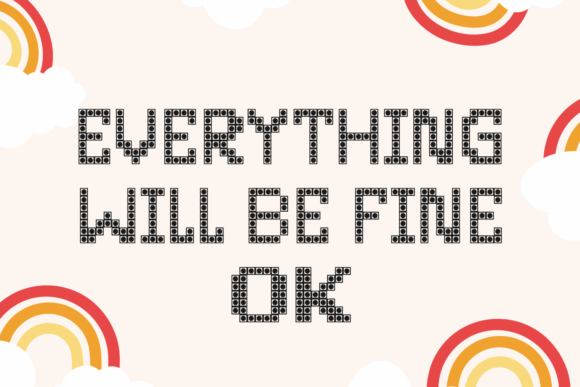 Momon Alphabet Font font preview - 2