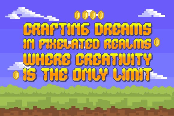 Nano Pix Font font preview - 1