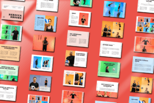 PORTFOLIO CANVA TEMPLATE Graphic by The Little Lily Studio · Creative ...