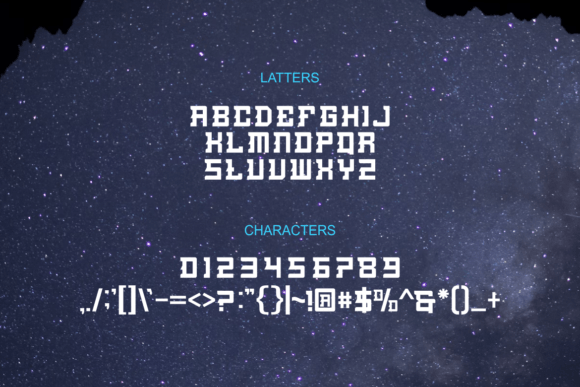 Protaper Font PNG with transparent background - Preview 3