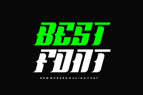 Racing Beginners Font PNG with transparent background - Preview 2