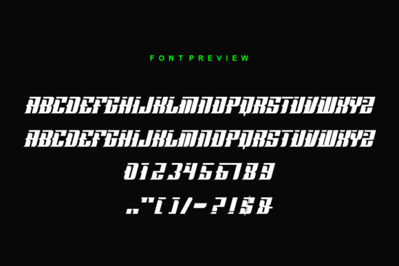 Racing Beginners Font PNG with transparent background - Preview 4