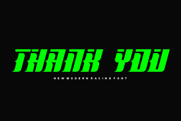 Racing Beginners Font PNG with transparent background - Preview 5