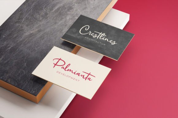 Radiant Brush Font PNG with transparent background - Preview 3