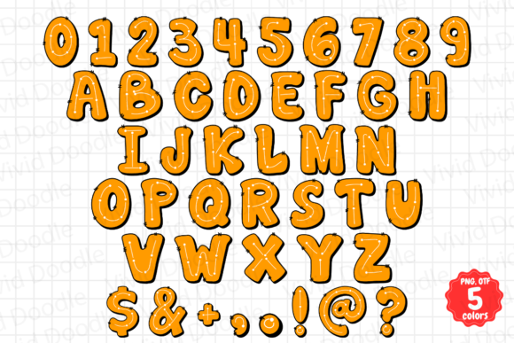 Rainbow Dash Dot Font PNG with transparent background - Preview 4
