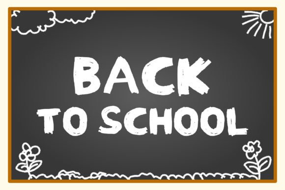 Scratch Chalk Font PNG with transparent background - Preview 2