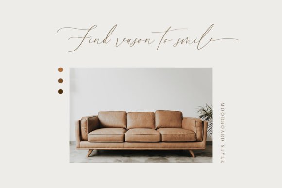 Senja Mentari Font PNG with transparent background - Preview 5