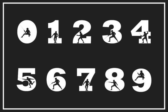 Fencing Font PNG with transparent background - Preview 2