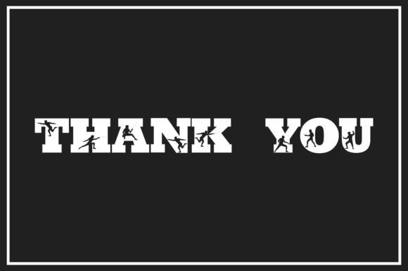 Fencing Font PNG with transparent background - Preview 3