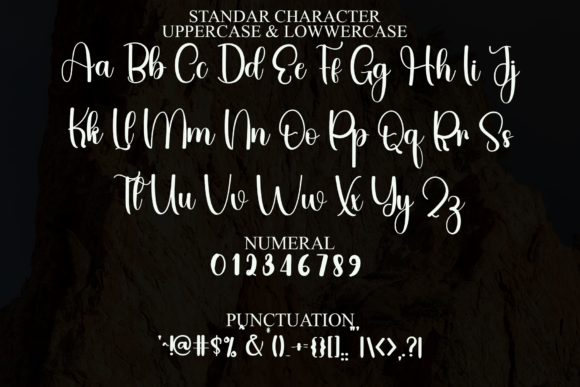 Big Family Font PNG with transparent background - Preview 2