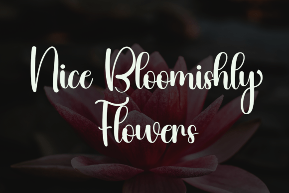 Bloomishly Font - Preview 6