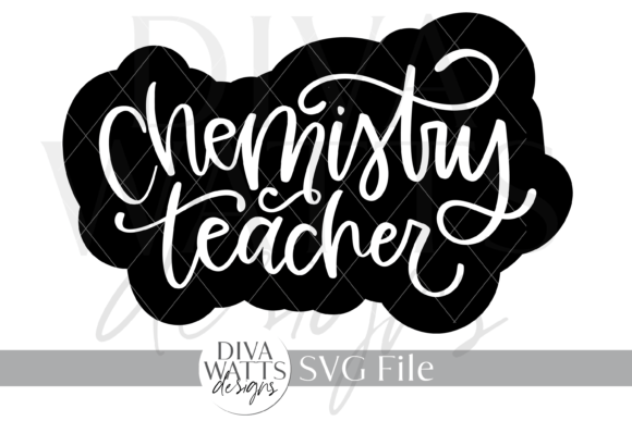Chemistry Teacher Word Art SVG