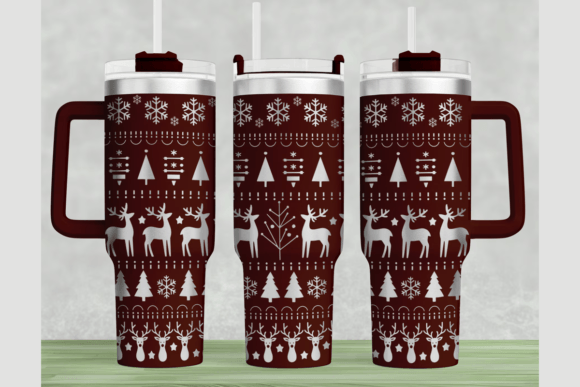 Christmas 40oz Laser Tumbler Wrap SVG
