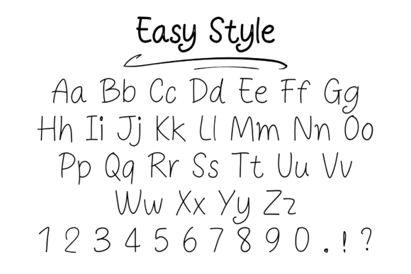 Easy Style Font - Preview 5