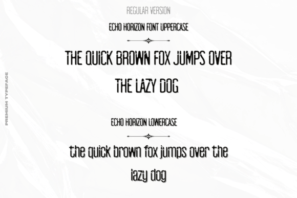 Echo Horizon Font PNG with transparent background - Preview 1