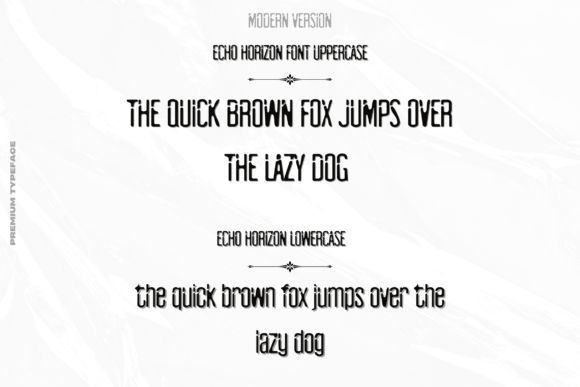 Echo Horizon Font PNG with transparent background - Preview 3
