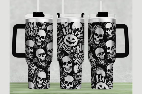 Halloween 40oz Laser Tumbler Wrap SVG