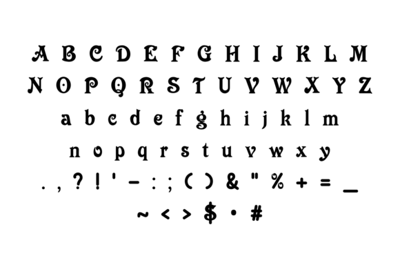 Halloween Nightmare Font PNG with transparent background - Preview 4