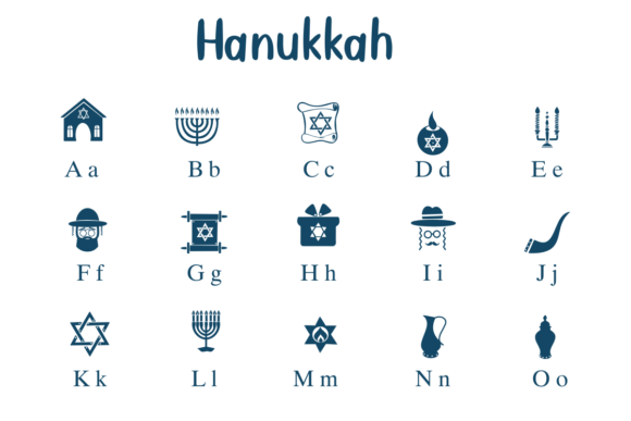 Hanukkah Font - Preview 1