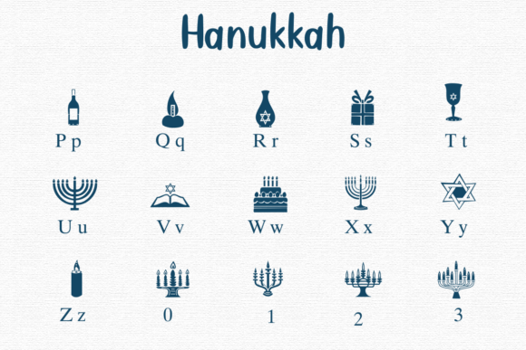 Hanukkah Font - Preview 2