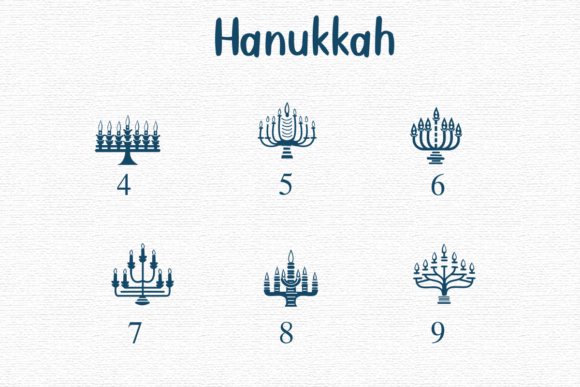 Hanukkah Font - Preview 3