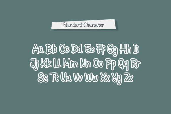 Happy Daily Font PNG with transparent background - Preview 4