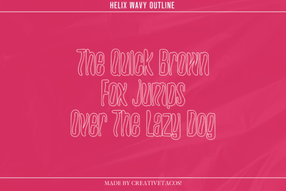 Helix Wavy Font - Preview 5