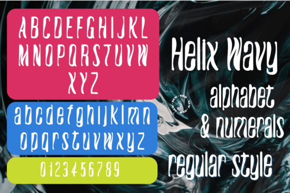 Helix Wavy Font - Preview 6
