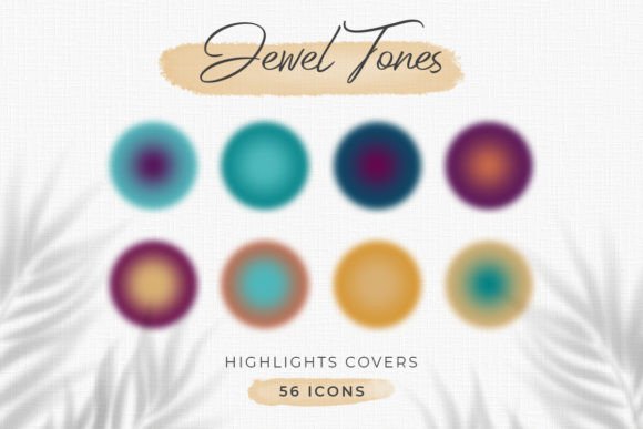 Jewel Tones Aura Highlight Covers