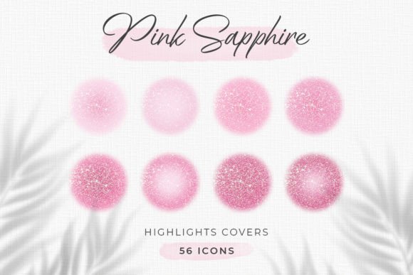 Loose Pink Sapphire Aura Highlight Icons
