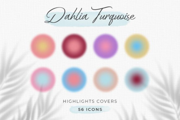 Pink Dahlia Aura Highlight Covers