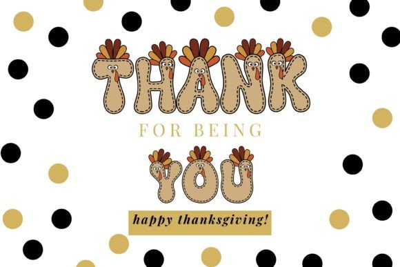 Retro Turkey Font PNG with transparent background - Preview 3