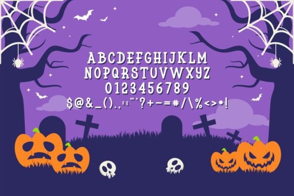Scary Shadow Font PNG with transparent background - Preview 3