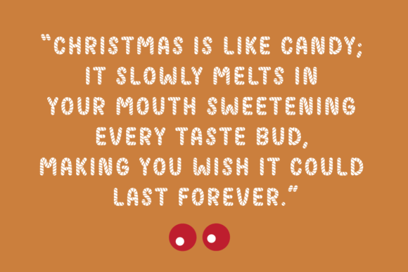 Candy Cane Font - Preview 1