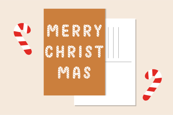 Candy Cane Font - Preview 5