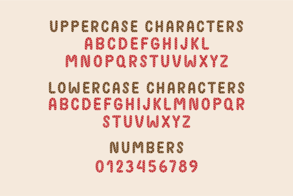 Candy Cane Font - Preview 6