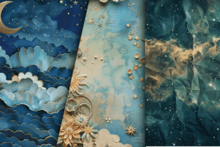 Celestial Digital Paper Bundle Graphic by Regulrcrative · Creative Fabrica
