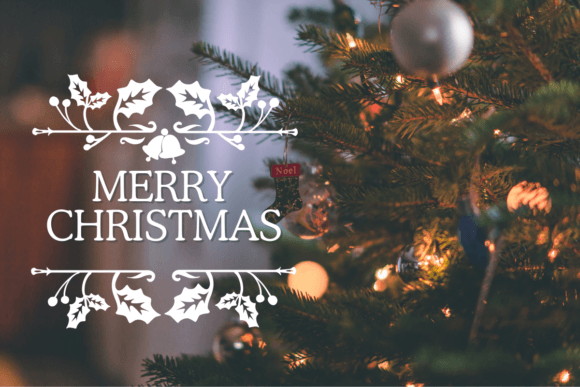 Christmas Decoration Font - Preview 1