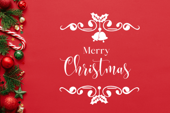 Christmas Decoration Font - Preview 4