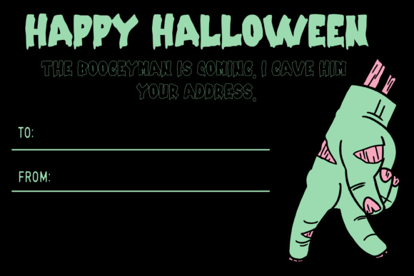 Creepy Spooky Font PNG with transparent background - Preview 3